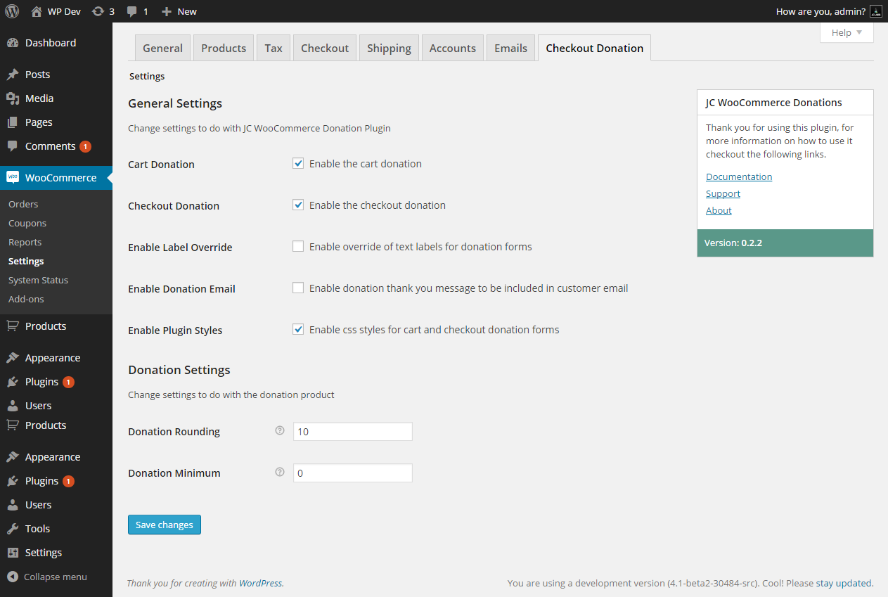 General Settings