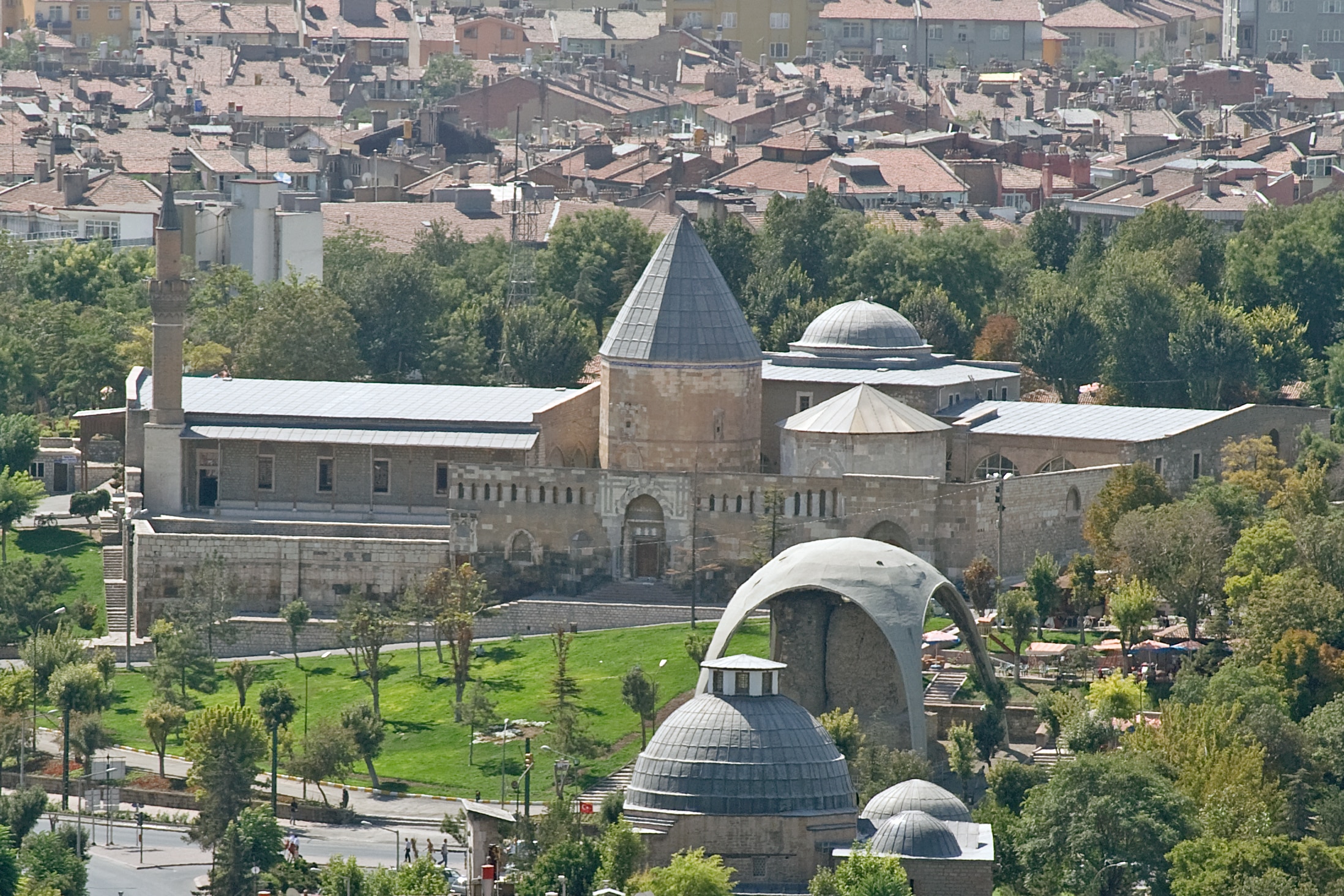Modern Konya, ancient Iconium, viewed from the Seljuk Tower