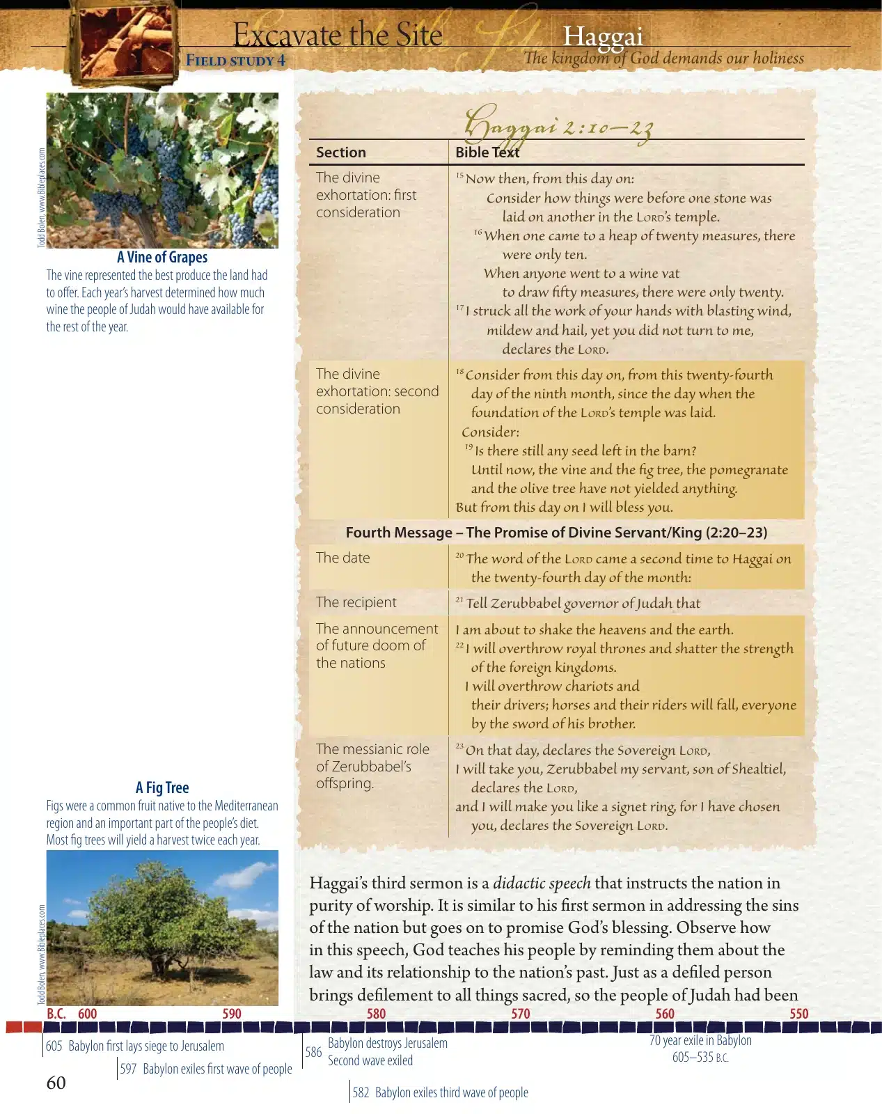 Haggai Field Notes structural analysis of the message about holiness and blessing