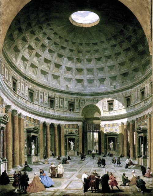 Interior of the Pantheon in Rome as shown in the Philippians study